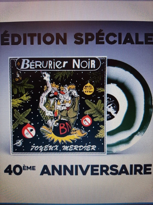 Vinyle Berurier Noir titre Joyeux Merdier Couleur
