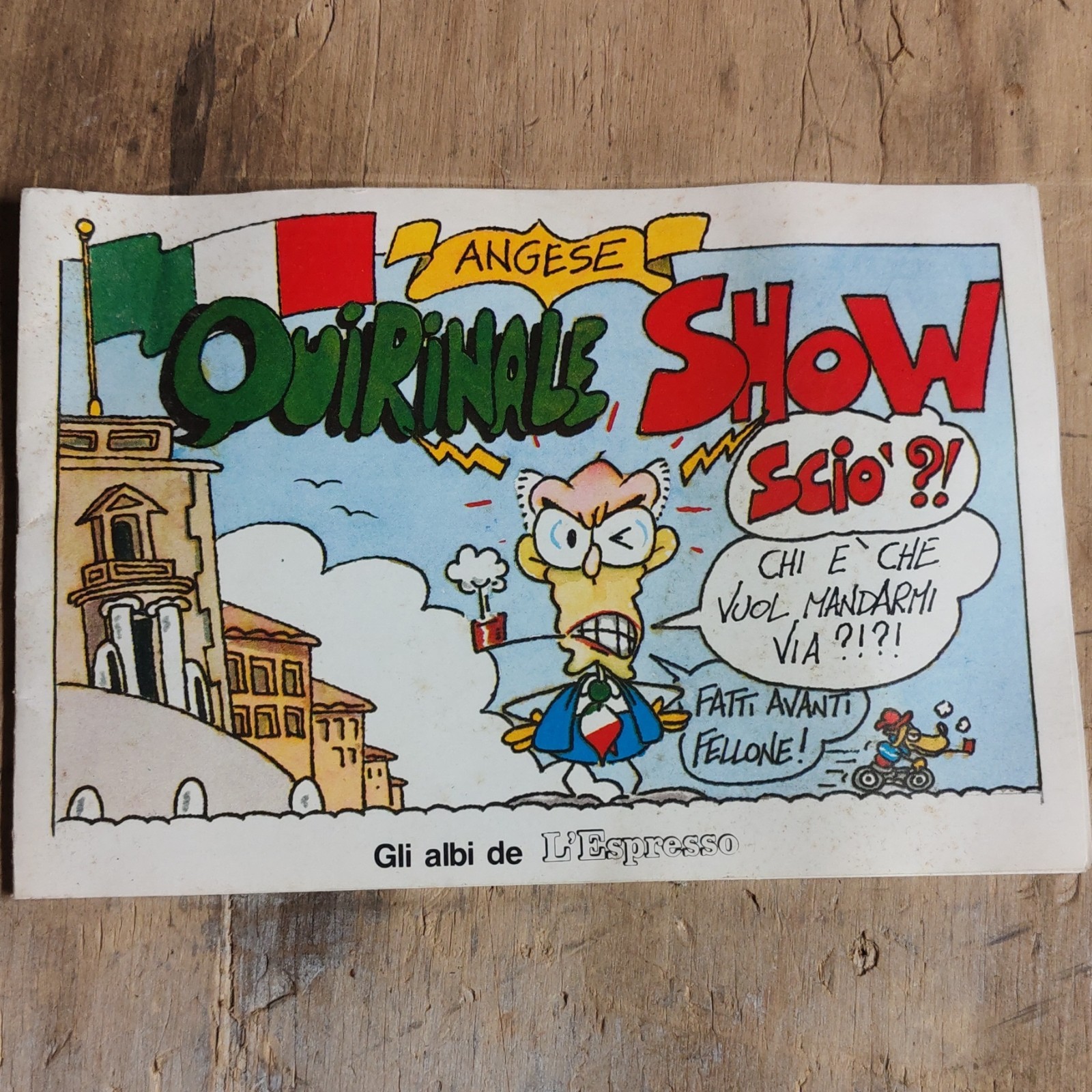 Angese Quirinale Show, Gli albi de L'Espresso suppl. 23 L'Espresso 1992