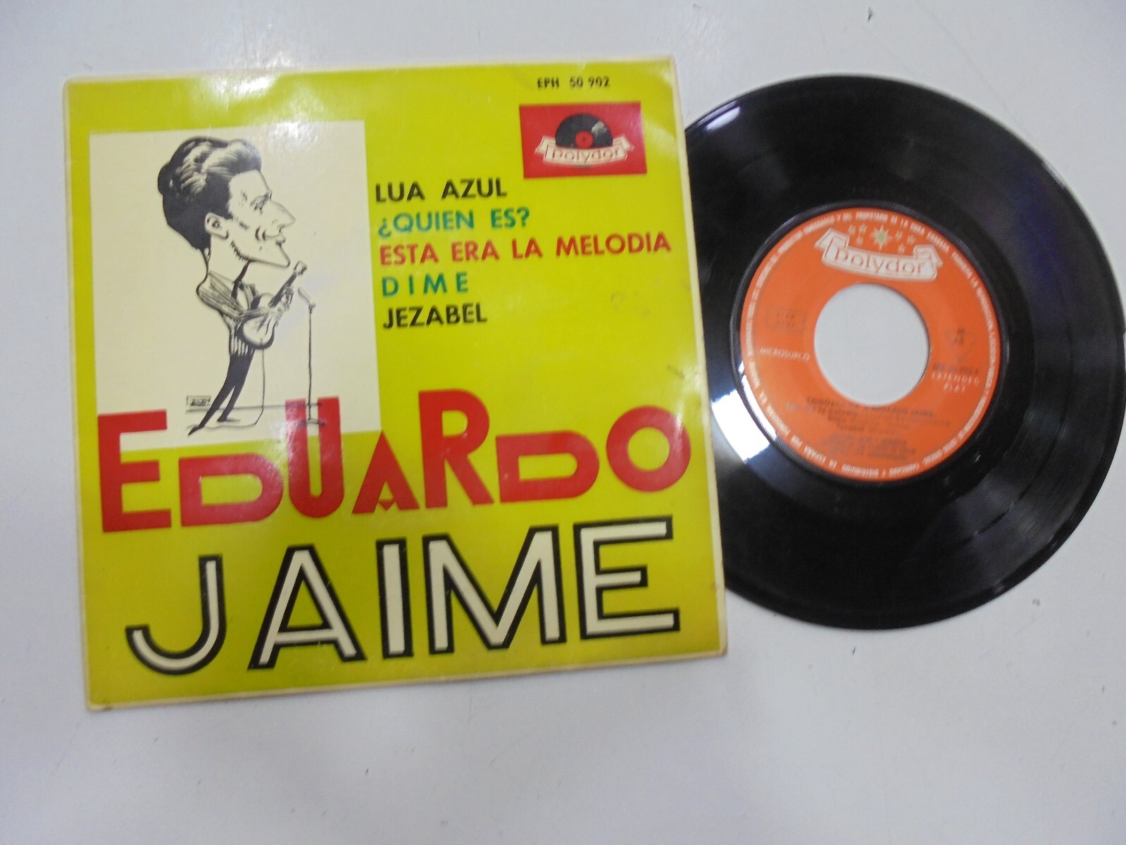 Eduardo Jaime 7" E.P. Spagna Lua Blu + 3.