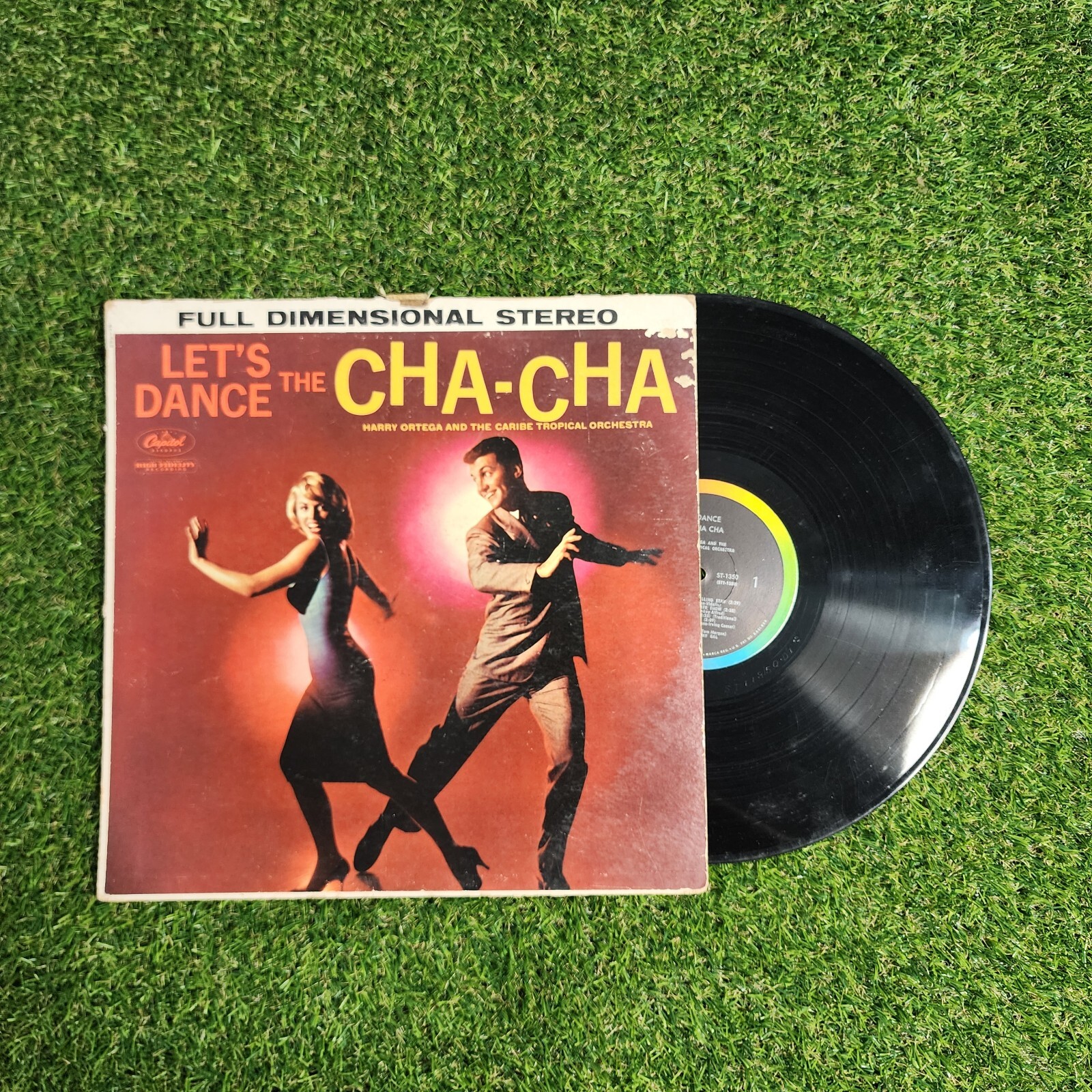 Harry Ortega Let's Dance The Cha-Cha Vinyl LP Latin Capitol Vintage
