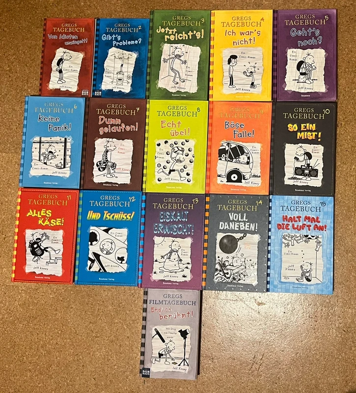 Gregs Tagebücher 1-15 + Filmtagebuch