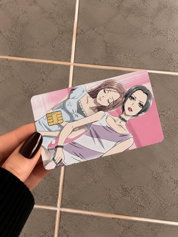 Sticker pour carte bancaire inspiré du manga NANA