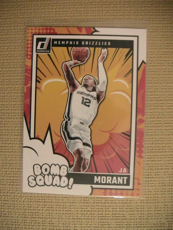 Carte NBA Ja Morant "Grizzlies" Panini Donruss 2024-2025 Bomb Squad #3 #jordanecolomb
