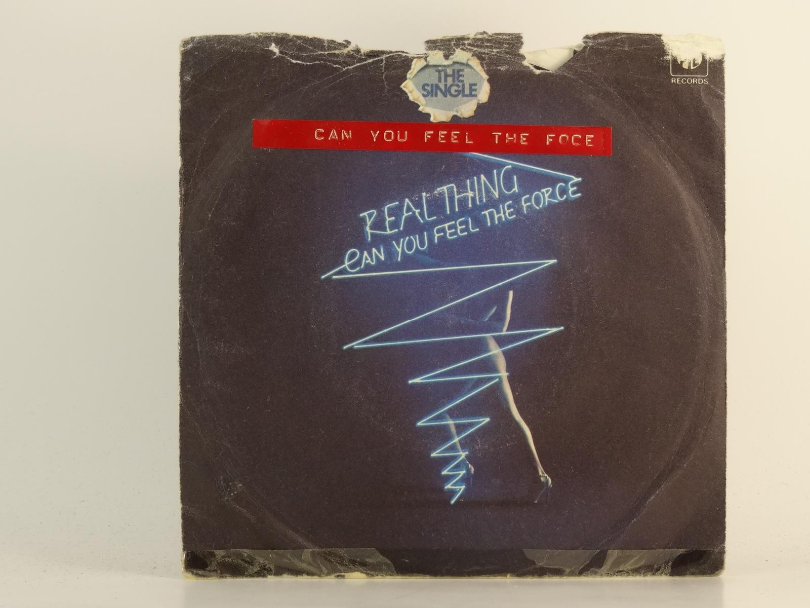 REAL THING CAN YOU FEEL THE FORCE (84) 2 Track 7" Single including Picture Sleev