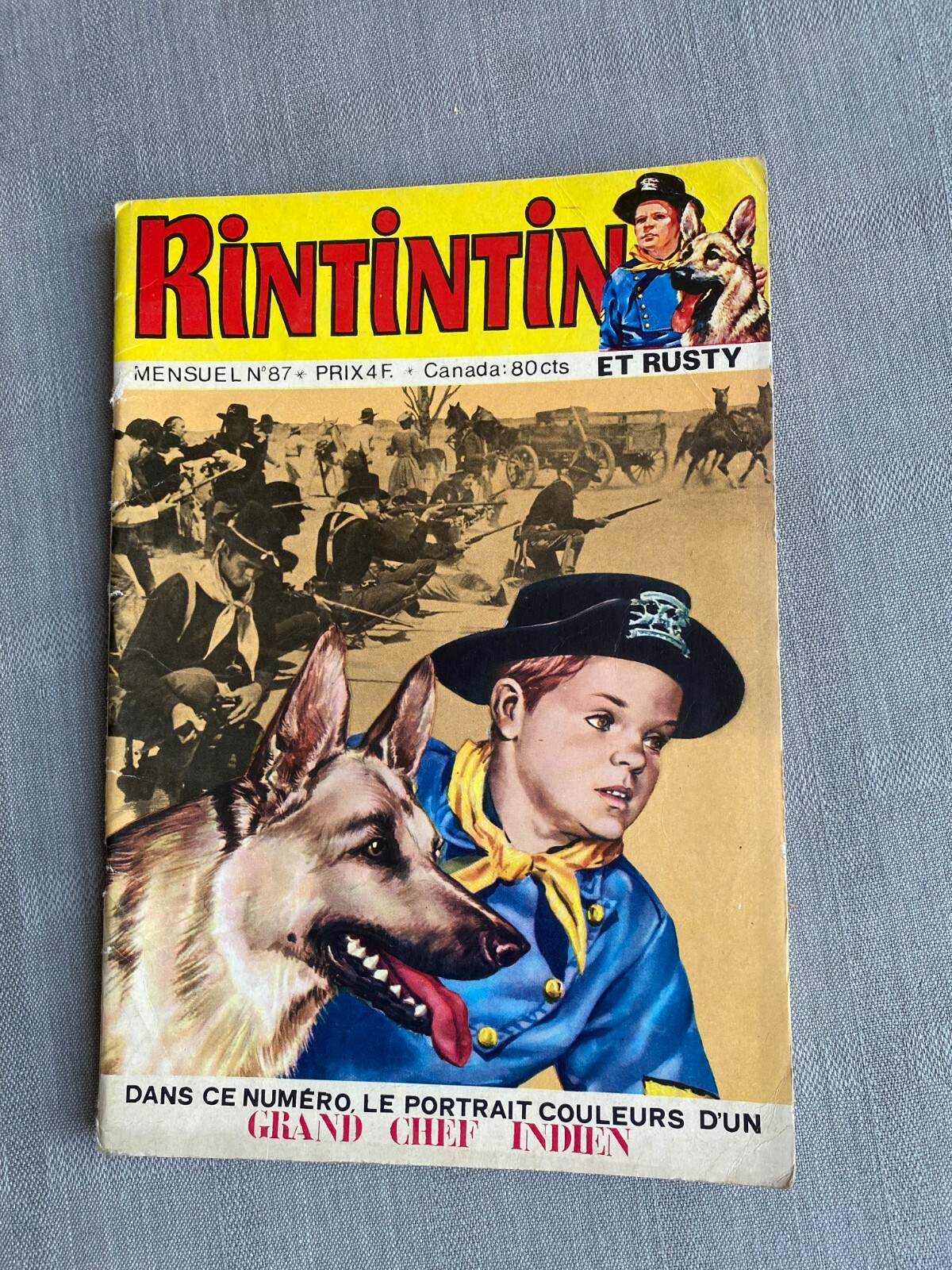 RIN TIN TIN N°87 2A SERIE 1977 IN BUONE CONDIZIONI