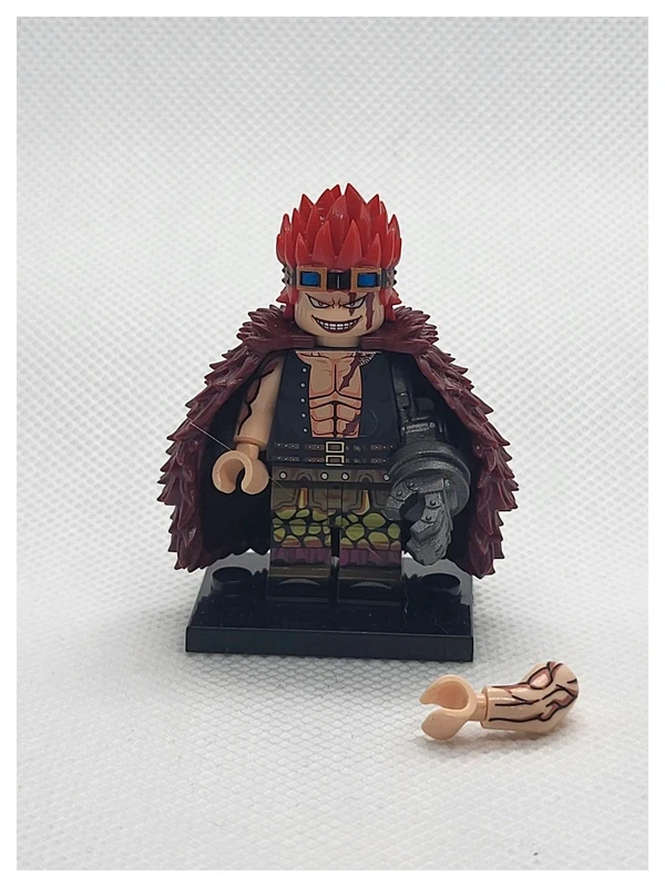 Figurine type Lego - one Piece - Eustass Kid (Lego-style Figure - One Piece - Eustass Kid)