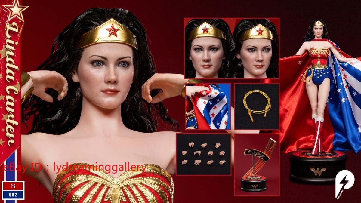 Power Studio ps-002 DC Wonder Woman Lynda Carter 1/6 Scale Limited Action Figure