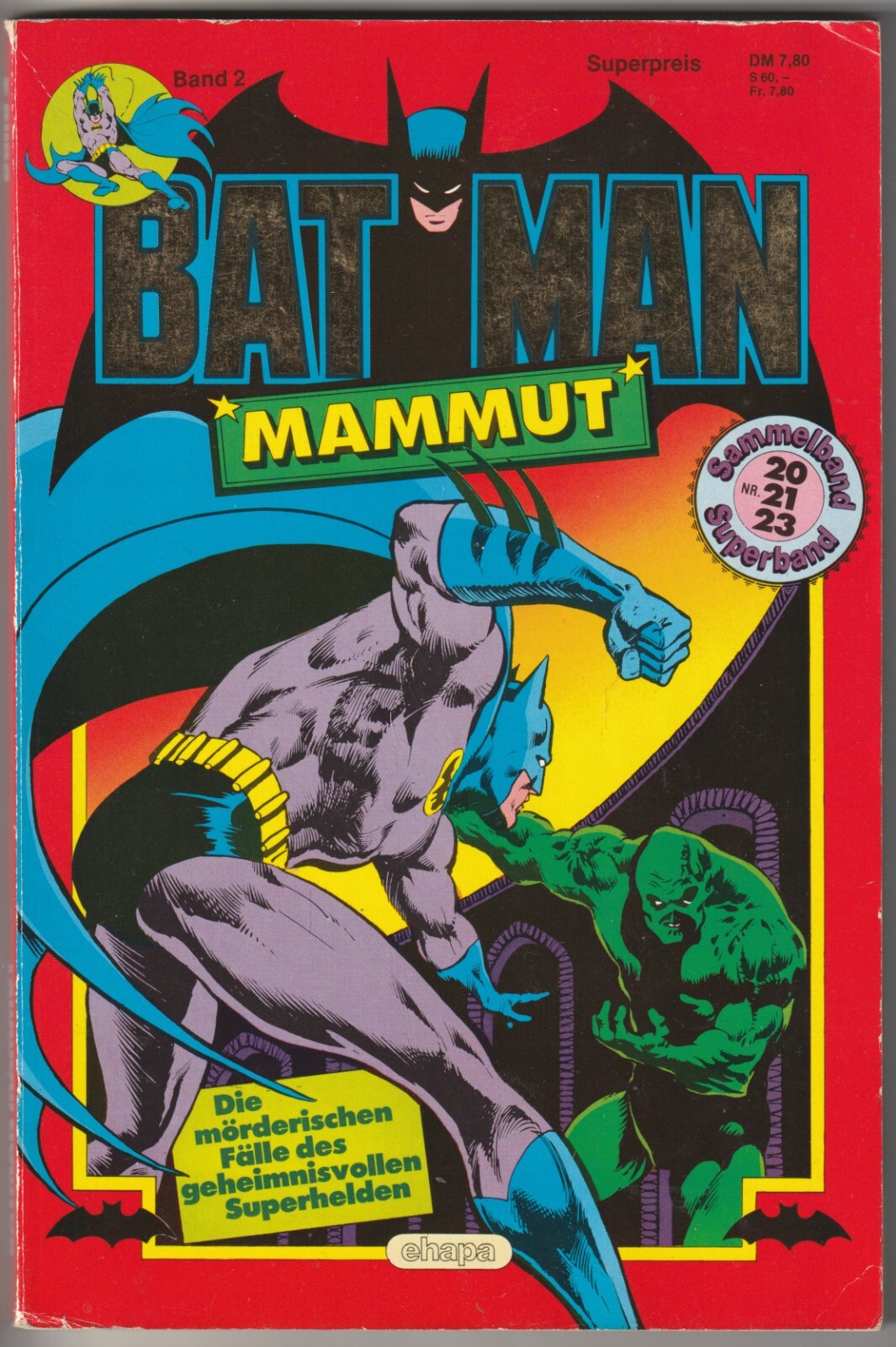 ✪ BATMAN MAMMUT #2, Ehapa Editore/DC Comics COMICALBUM Z2