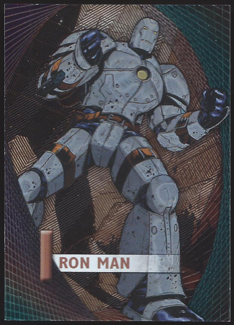 2012 Marvel Beginning Series 2 PRIME MICROMOTION Foil inciso #M-27...IRON MAN