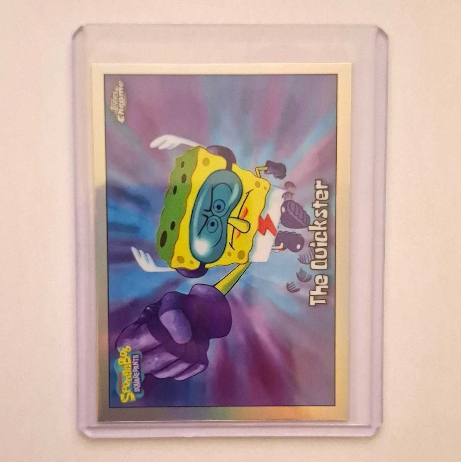 Topps 2025 Chrome SpongeBob SquarePants The Quickster #135 rifrattore
