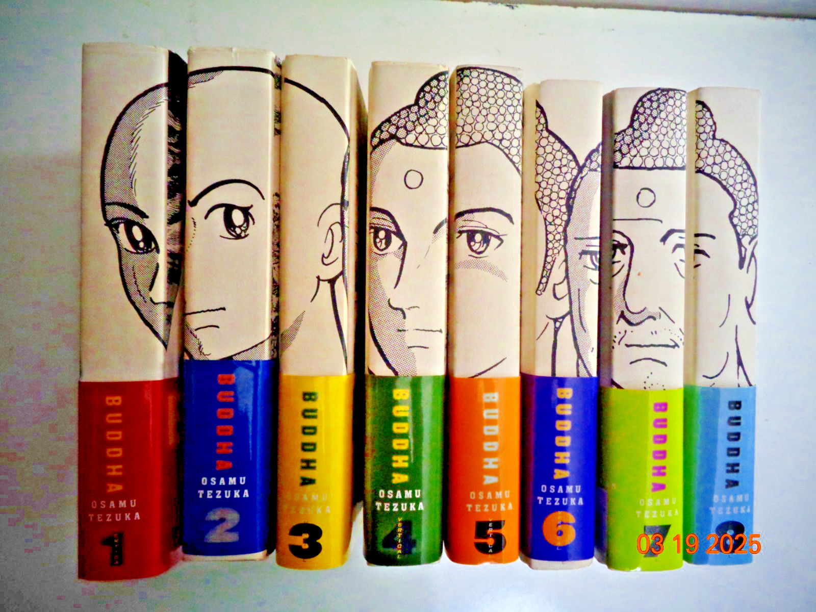 Serie Buddha, Osamu Tezuka, set completo, in sacchetti di plastica con strisce promozionali