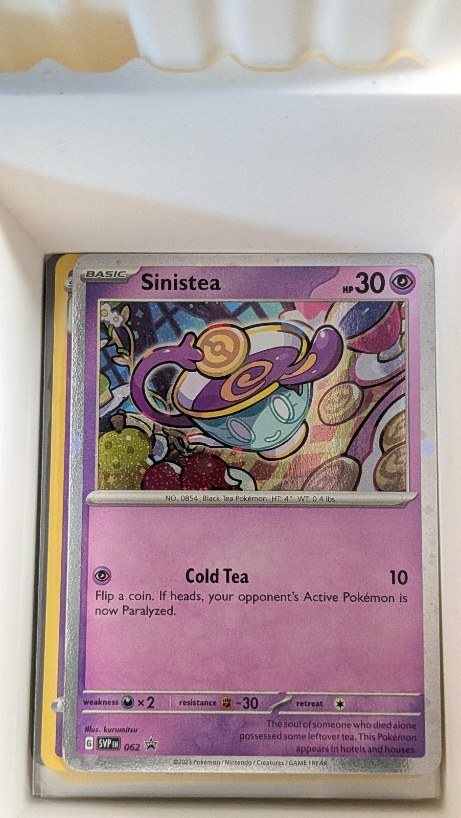 Sinistea 062 Holo Promo Scarlet & Violet Promo Pokemon Near Mint