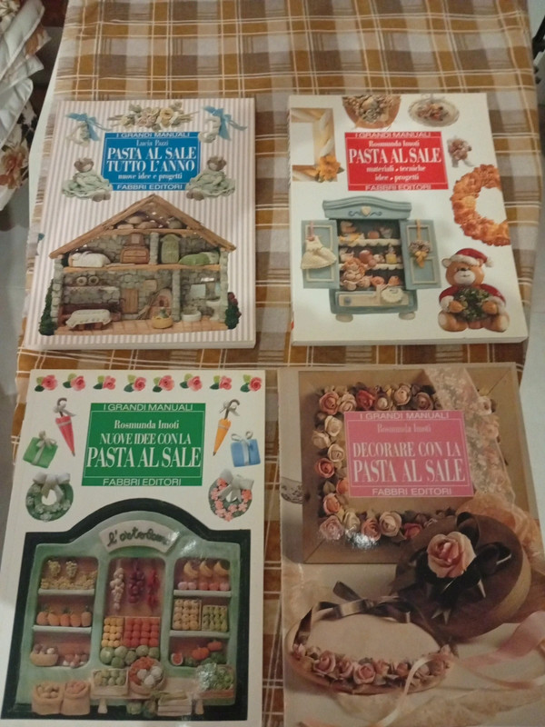 N.4 libri pasta al sale
