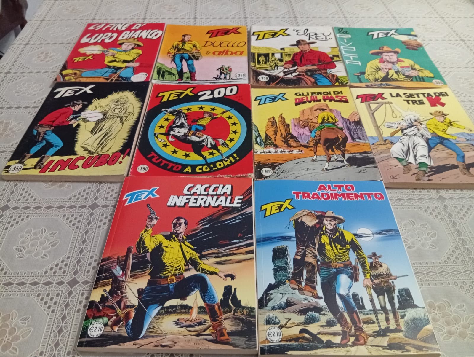 TEX WILLER Collezione completa 1-735 - Boneli Editore - Serie Gigante 1964