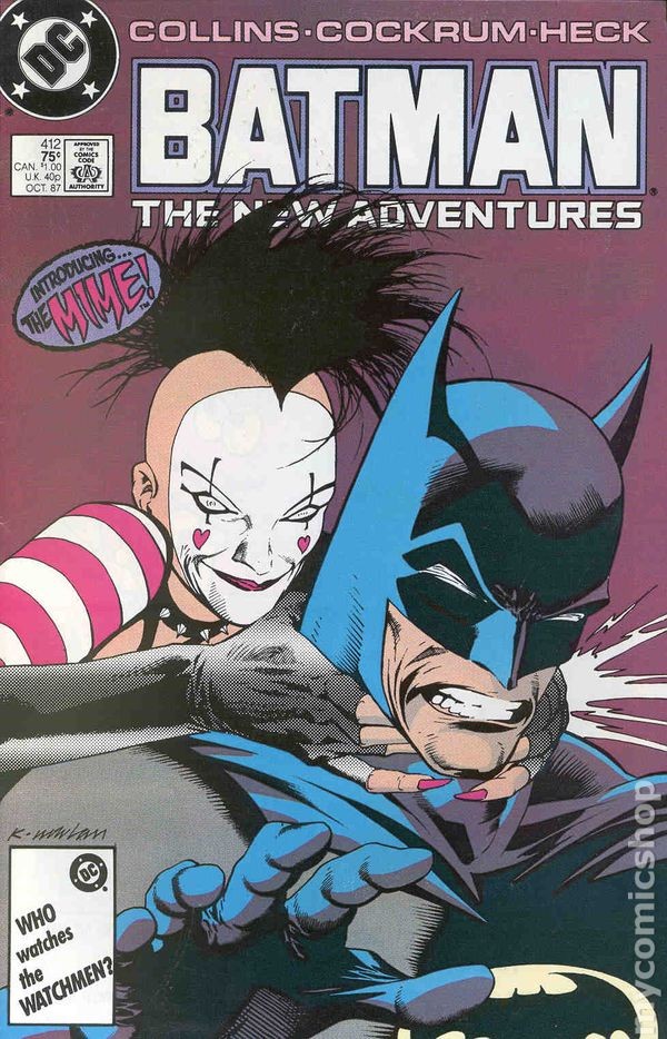 Batman #412 FN+ 6.5 1987 Immagine Stock