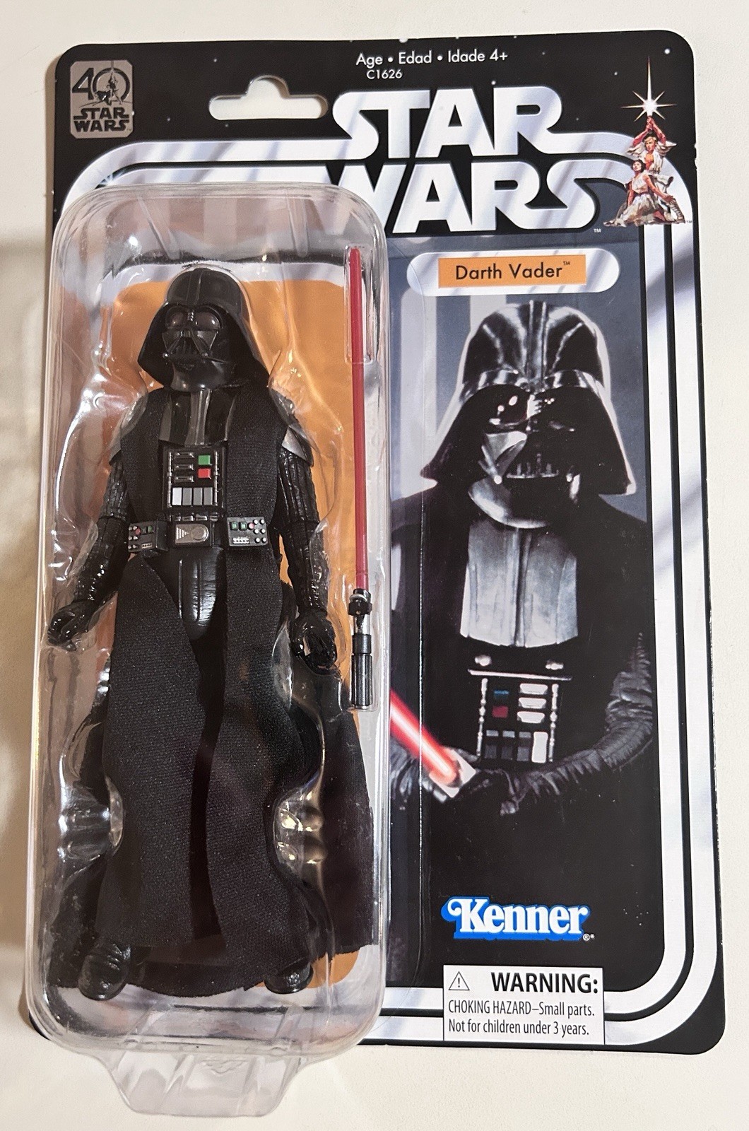 Figurina Darth Vader Star Wars Serie 40° Anniversario - Sigillata -