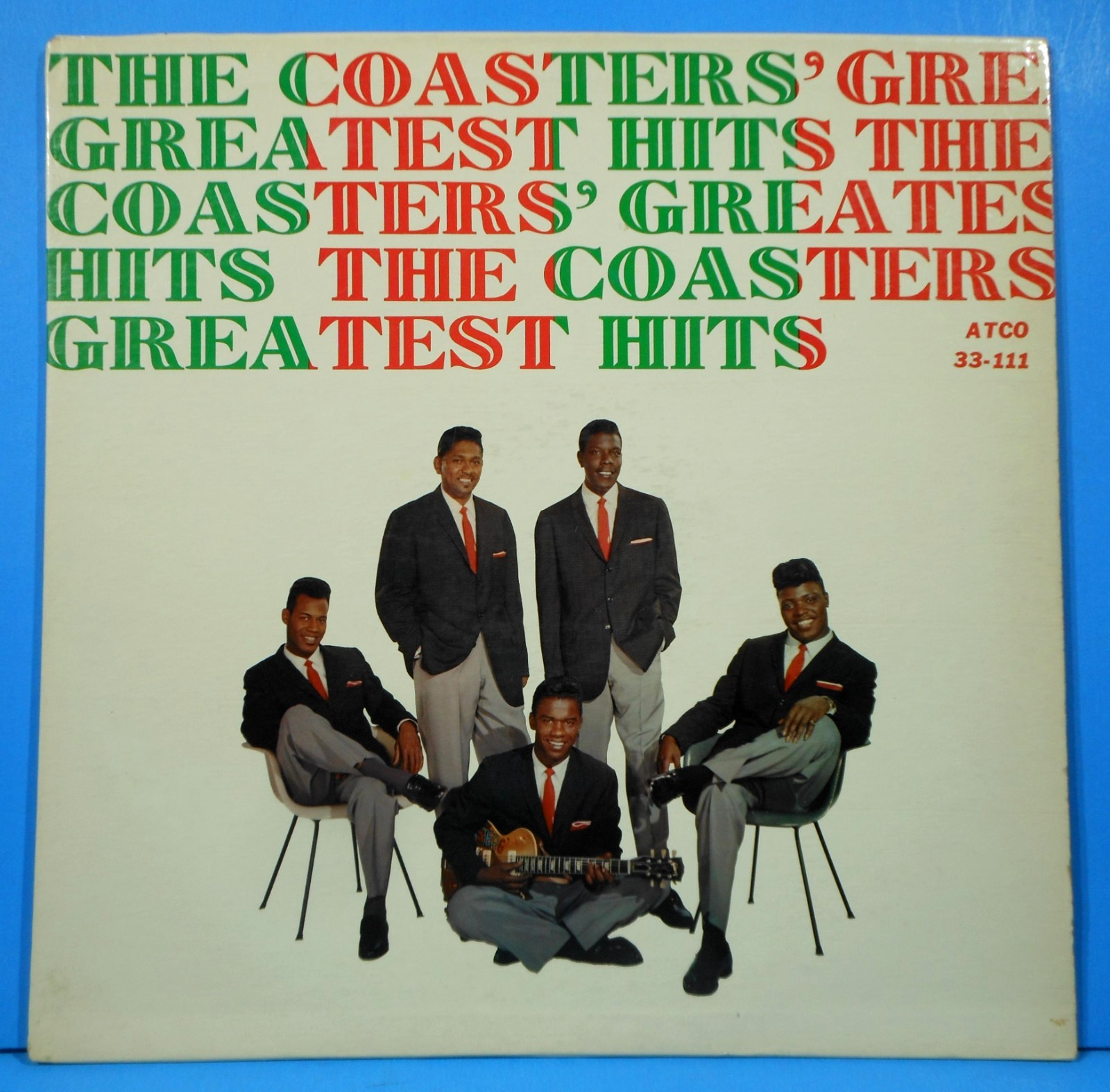 THE COASTERS' GREATEST HITS LP 1959 MONO ORIGINAL NICE CONDITION! VG/VG+!!A