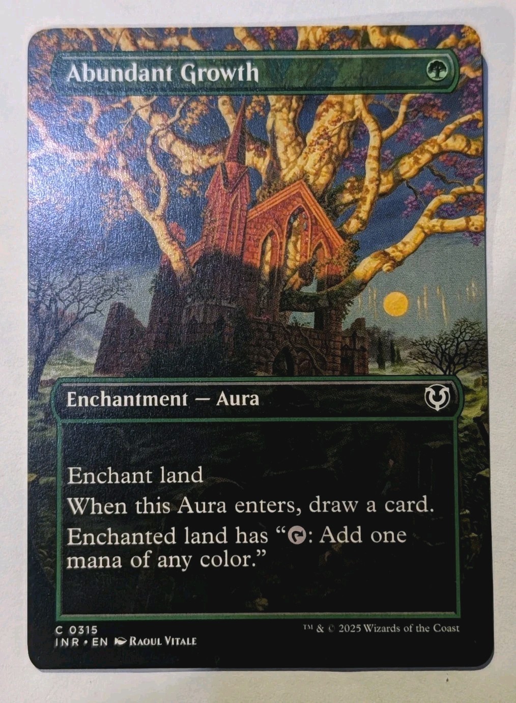 Abundant Growth (Borderless) Innistrad Remastered - MTG