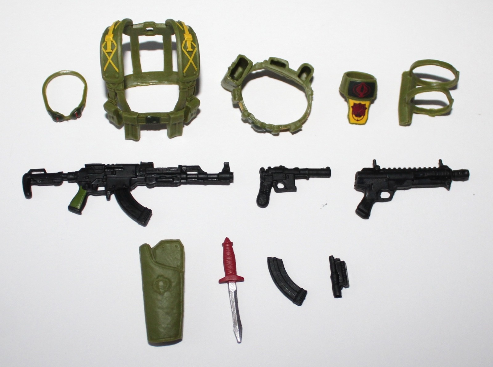 PYTHON PATROL COBRA UFFICIALE Accessori GIJOE SERIE CLASSIFICATA 97 6" Scala 1/12