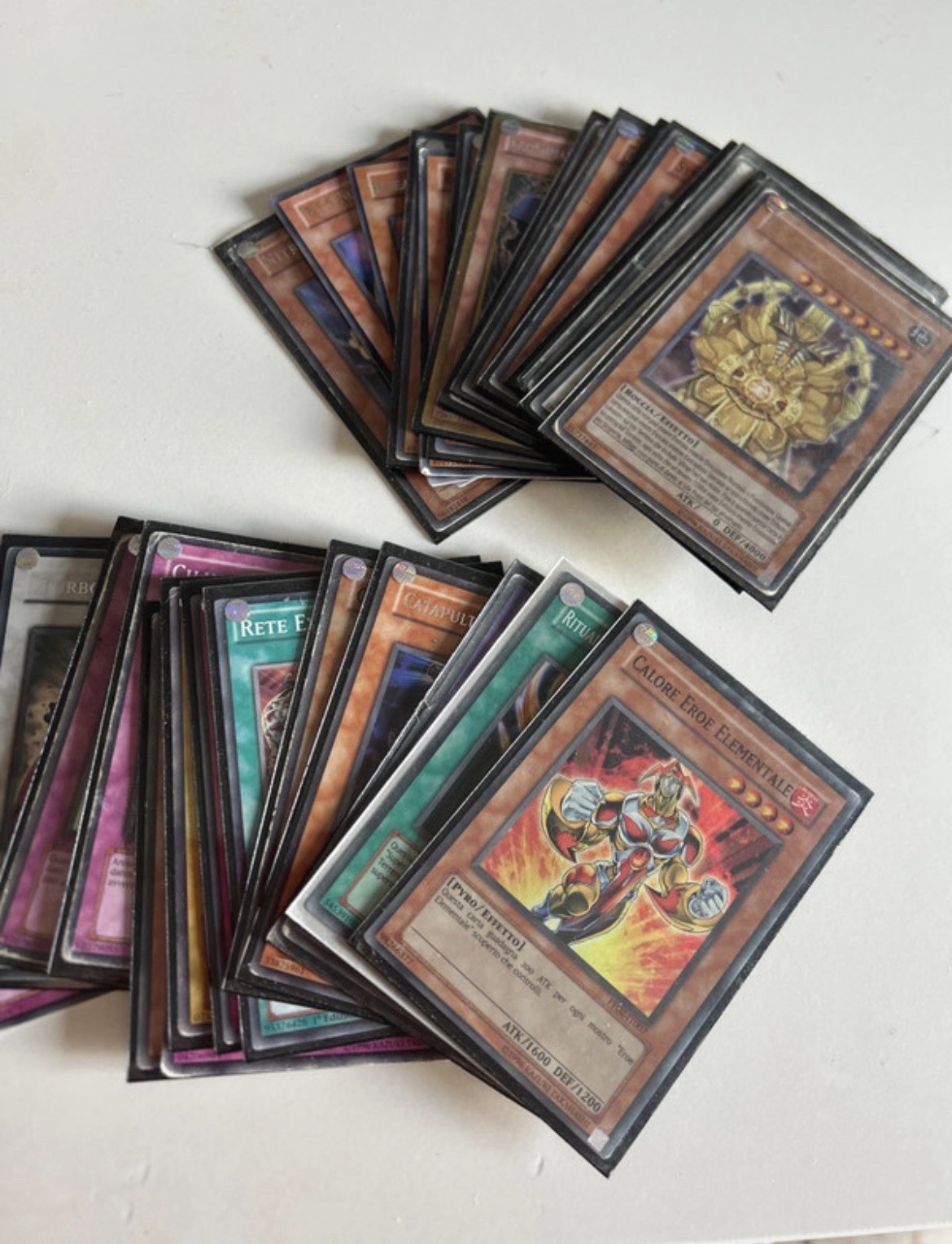 Yu-Gi-Oh! Lotto carte italiano Calore Eroe Elementale effetto standard