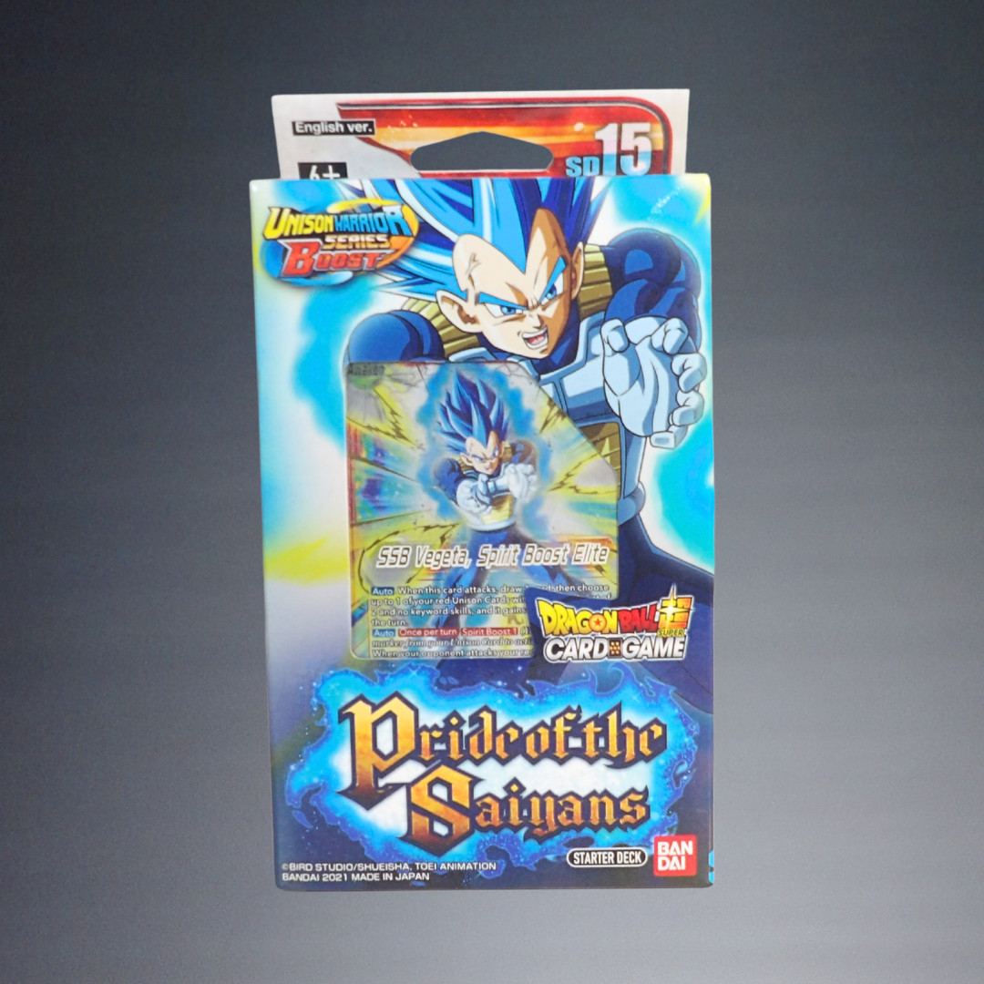 2021 DRAGON BALL Z PRIDE OF THE SAIYANS UNISON WARRIORS SERIES STARTER DECK TCG