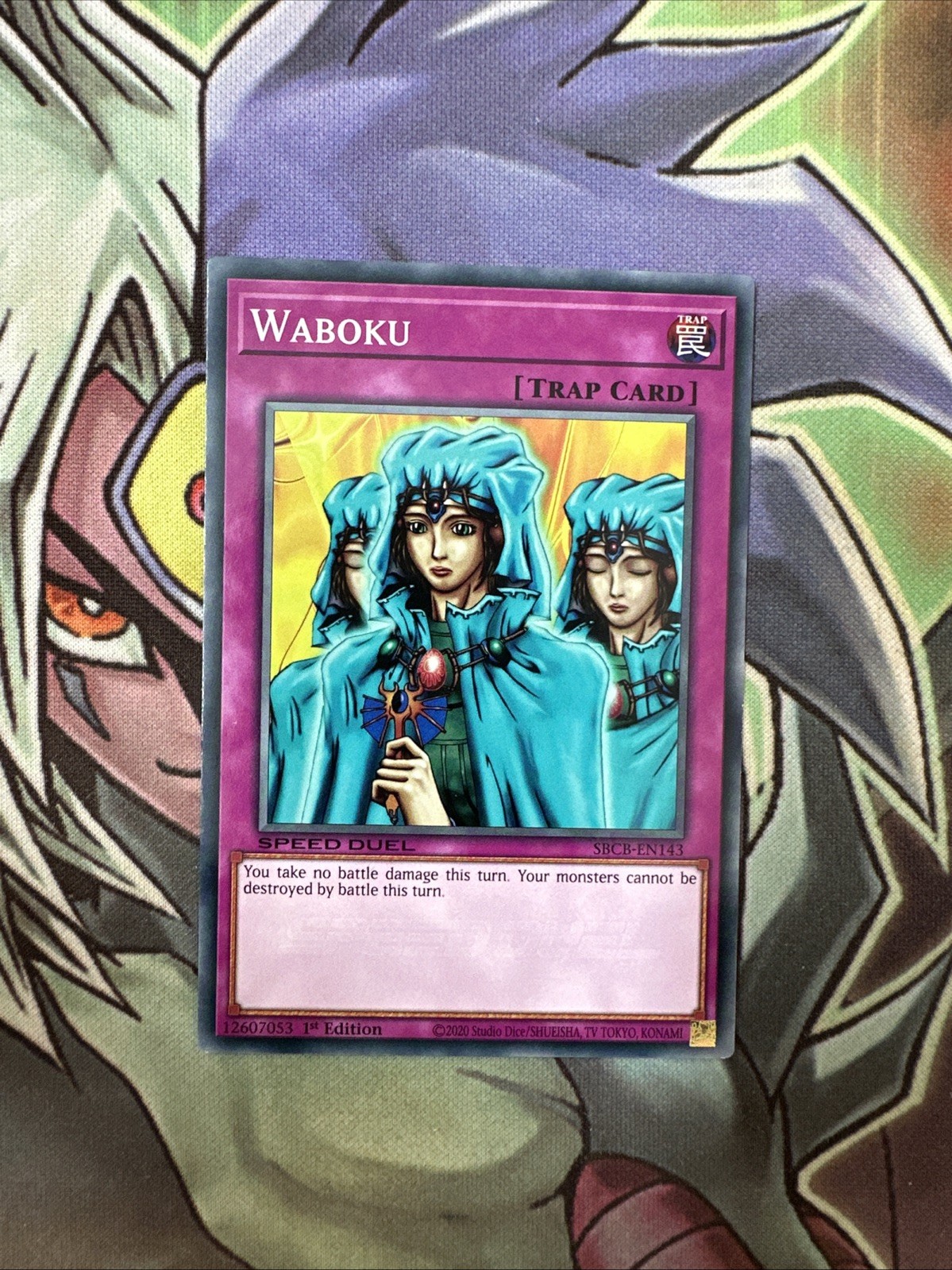 SBCB-EN143 Waboku Speed Duel 1st Edition Near Mint Yugioh Card