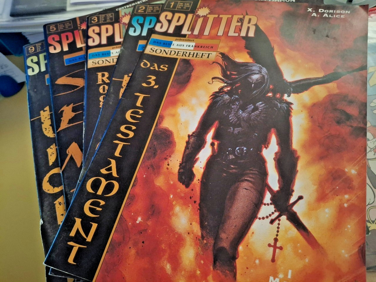 Lotto fumetti: 5x splitter presenta il meglio della Francia numeri speciali ottimi