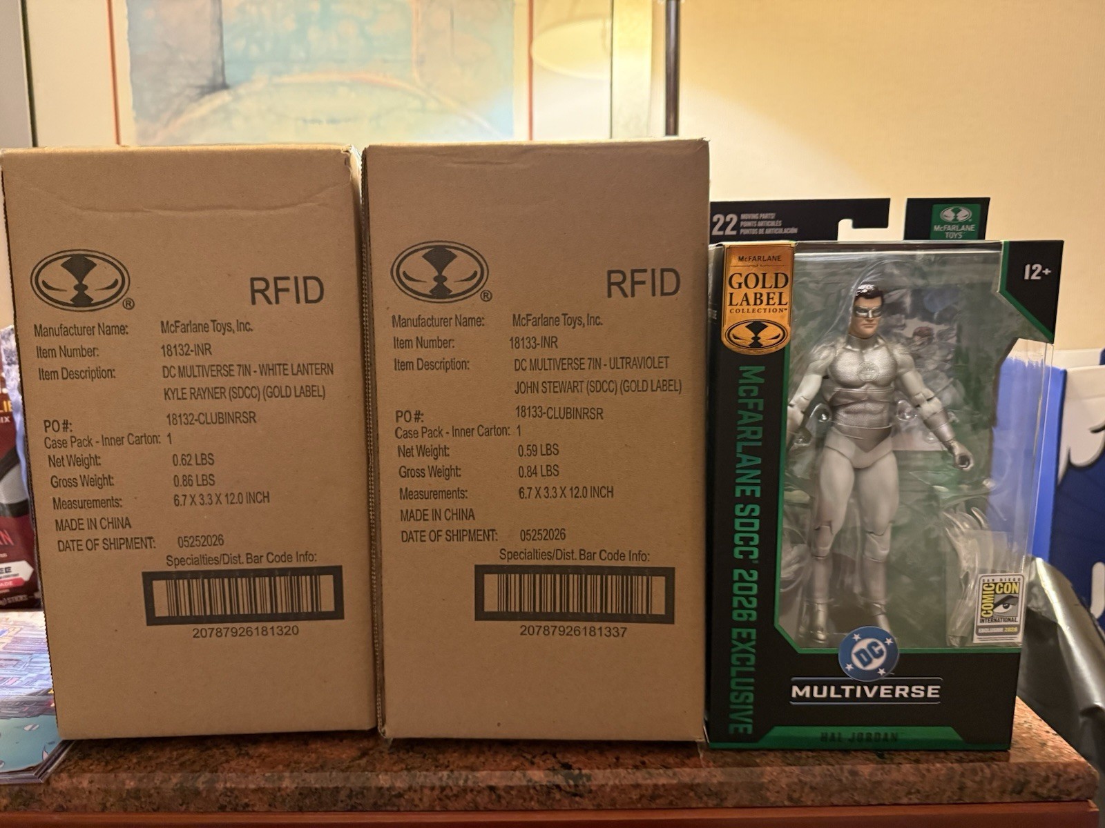 SDCC 2026 DC Multiverse Gold Label HAL JORDAN Kyle Rayner John Stewart esclusivo