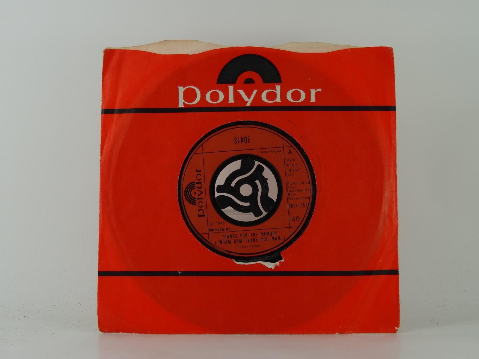 SLADE THANKS FOR THE MEMORY (WHAM BAM THANK YOU MAM) (3) 2 Track 7" Single plus 
