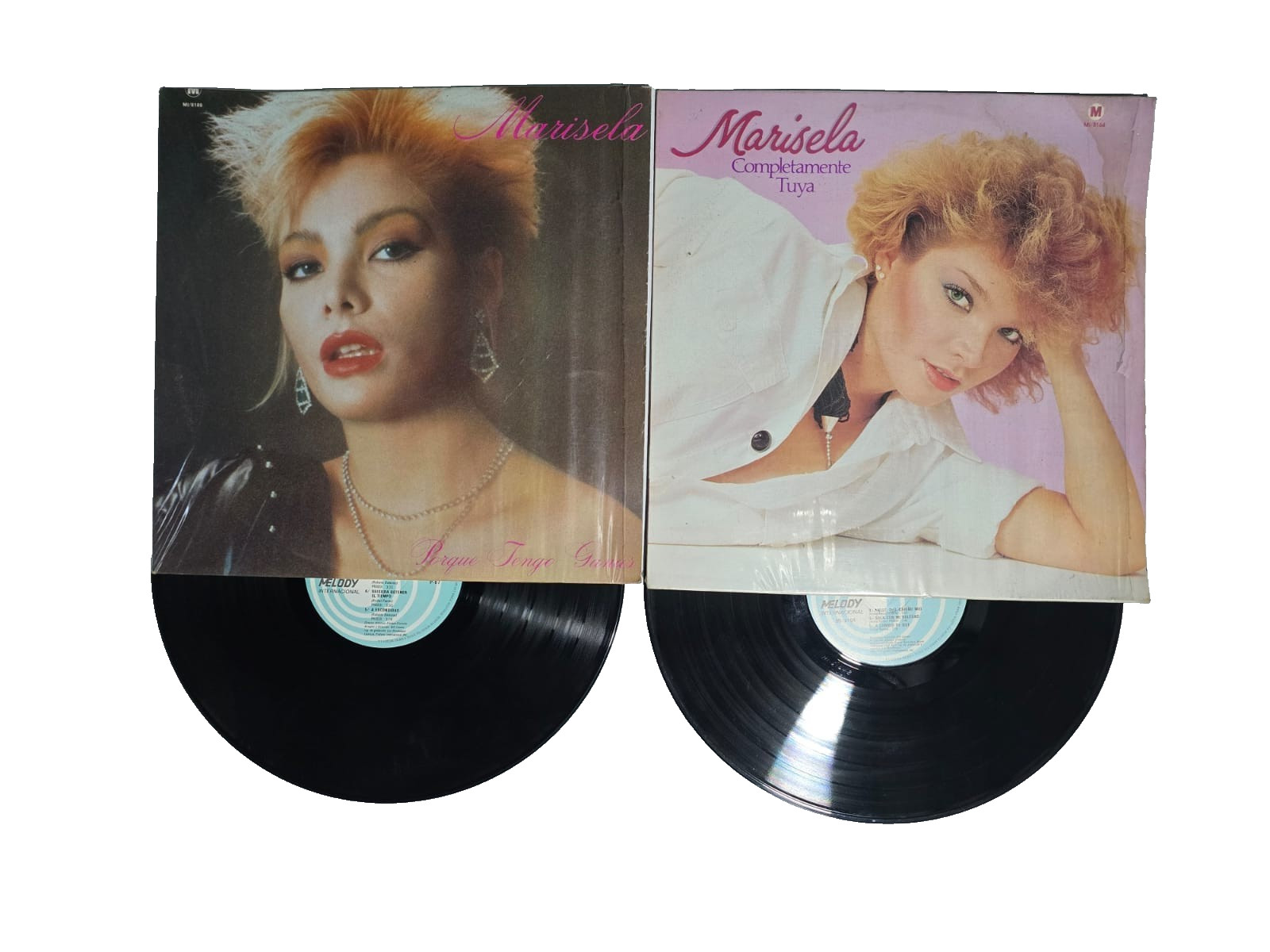 Marisela 2 LP's Vinyl Records Mexico Latin Pop Melody Excellent