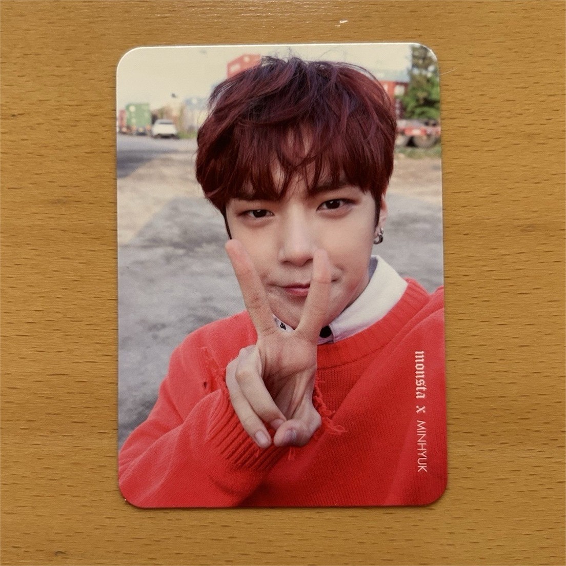 Limited Edition - Monsta X - Minhyuk photocard - The First World Tour: Beautiful