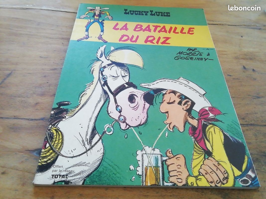 Bd lucky luke la bataille du riz édition total 1972