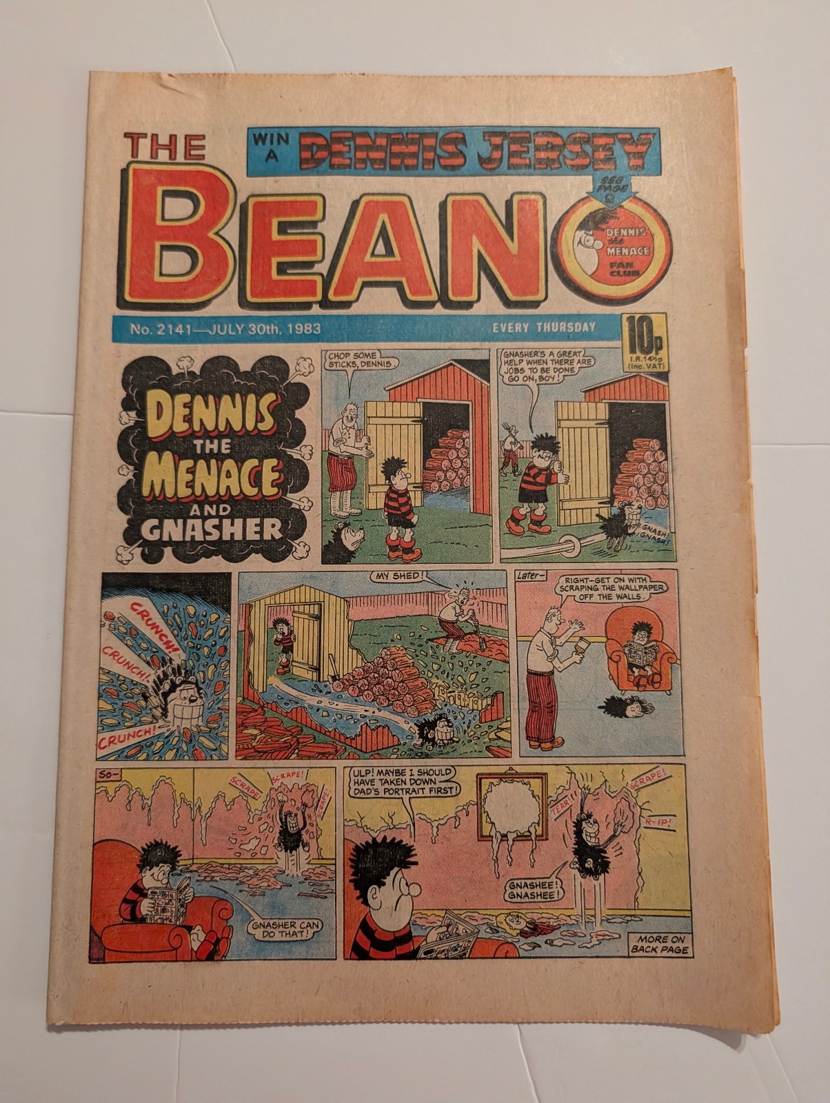 Beano Comic No 2141, July 30th 1983.