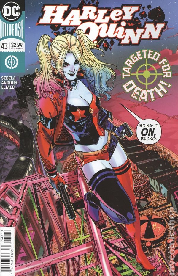 Harley Quinn #43A Timms VF- 7.5 2018 immagine stock