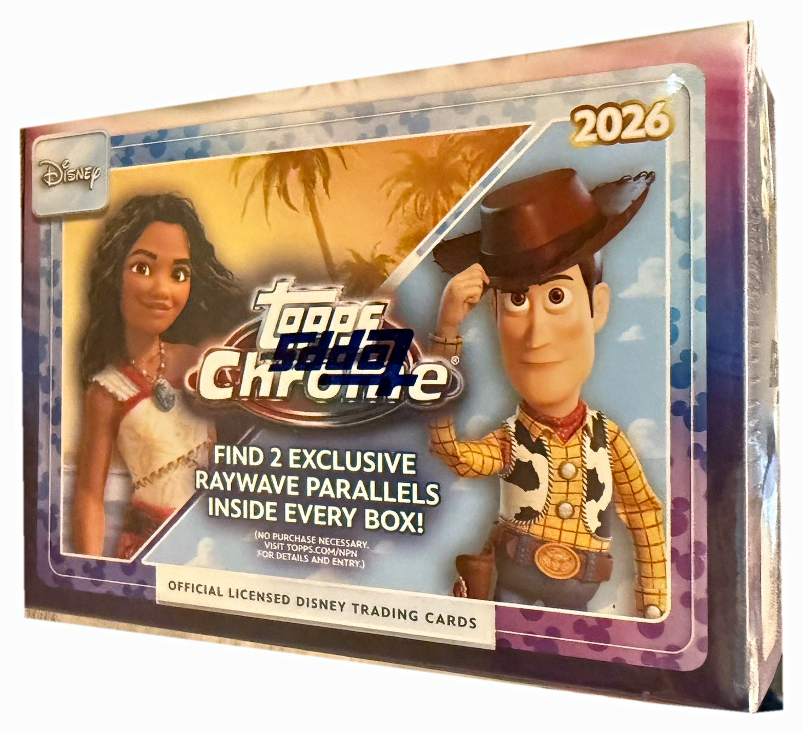 Topps 2026 Disney Chrome Trading Cards Sealed Blaster Box