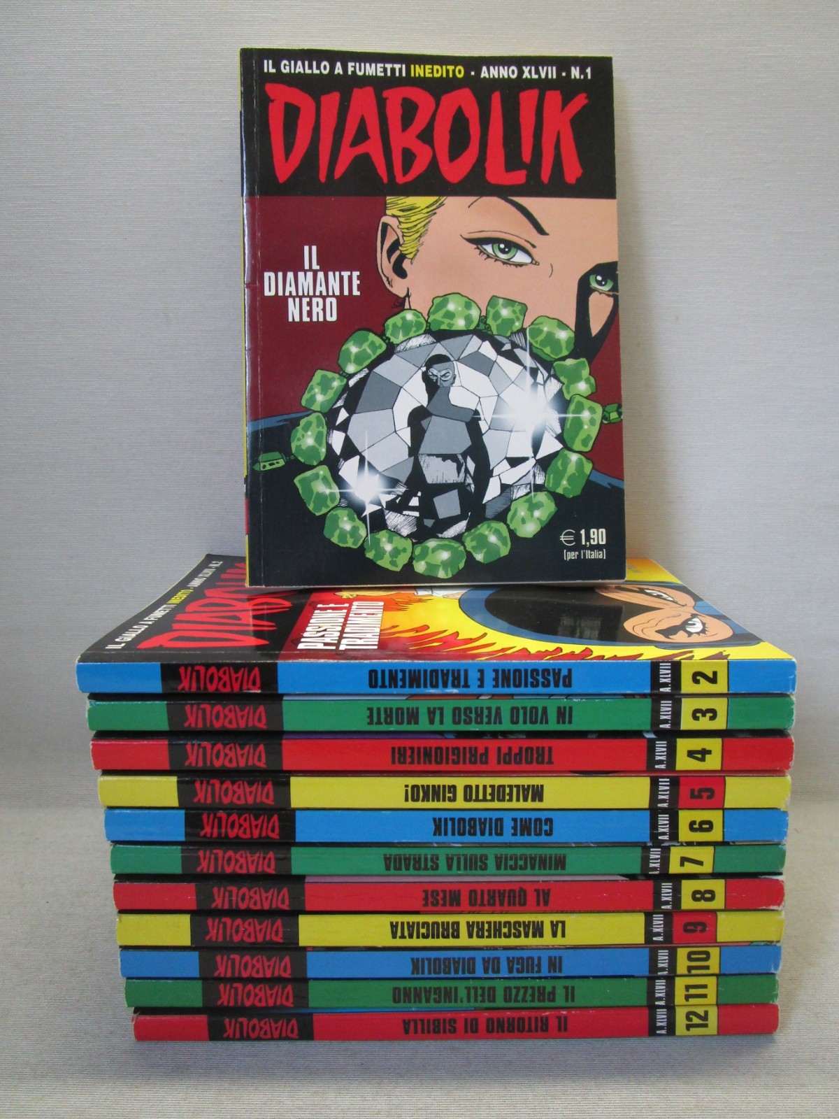 DIABOLIK ANNO 47-XLVII (2008)-COMPLETA 1/12 - OTTIMO -NO GADGET
