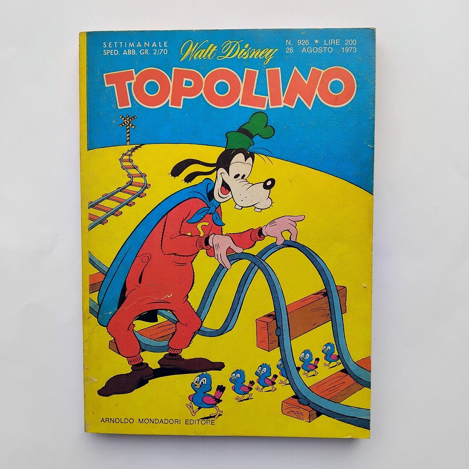 TOPOLINO 926 PUNTI CLUB GIOCHI INTONSI MONDADORI EDITORE 1973 OTTIMO 