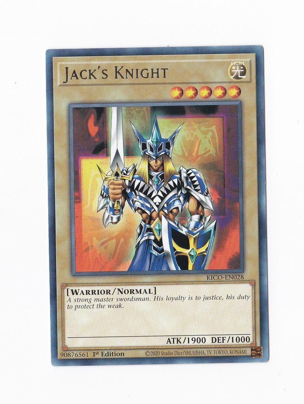 Konami YuGiOh 2020! 1ª Edizione - Jack's Knight KICO-EN028