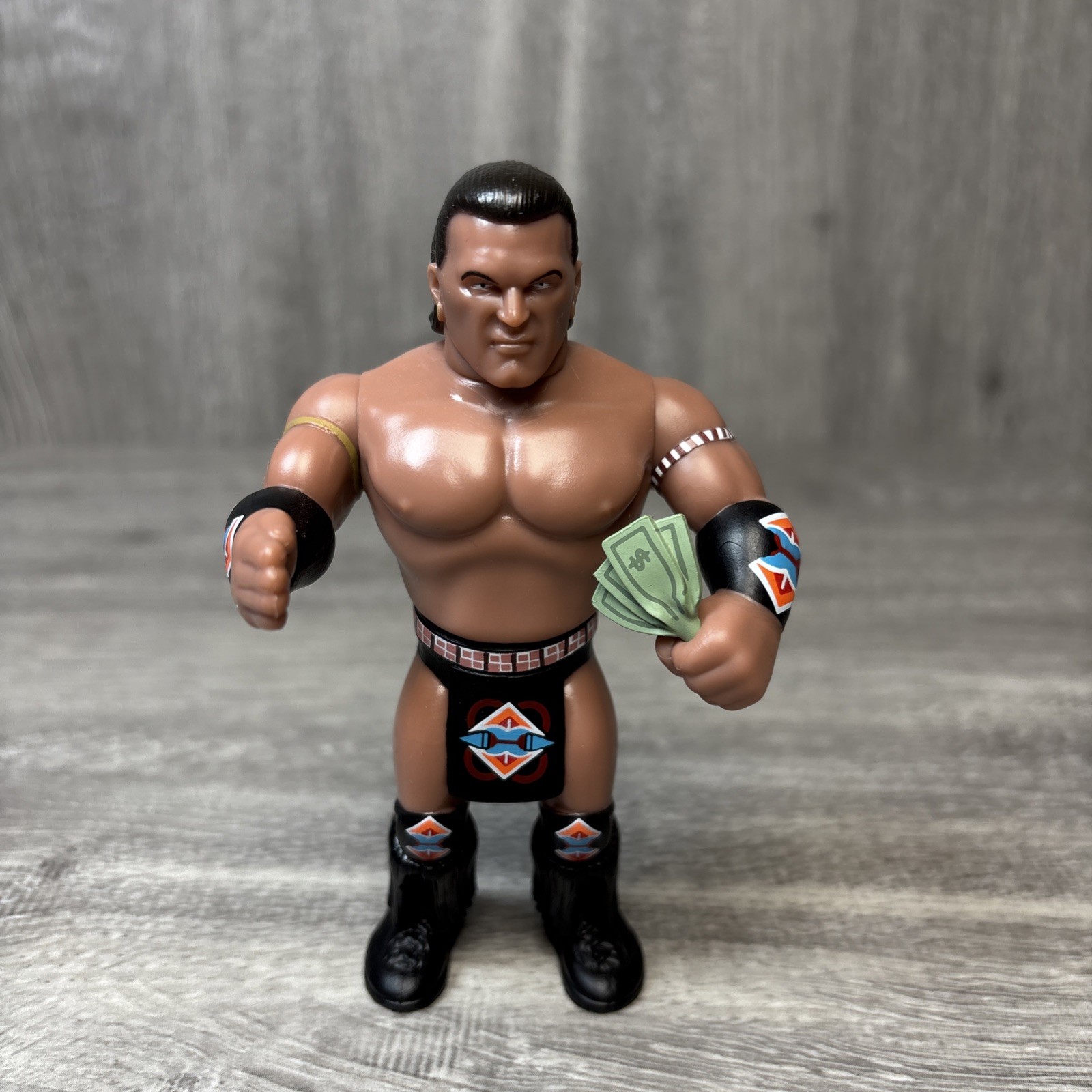 Grapplers And Gimmicks Tatanka Money Inc Wrestling Figure come nuovo dalla confezione