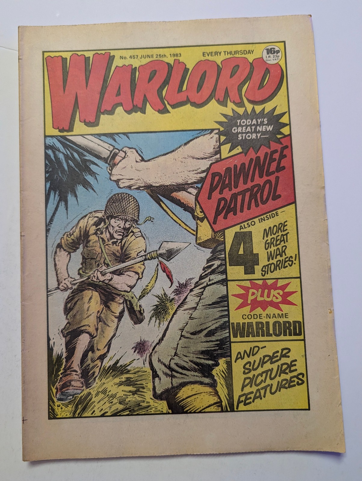 Warlord Comic No 457, June 25th 1983.