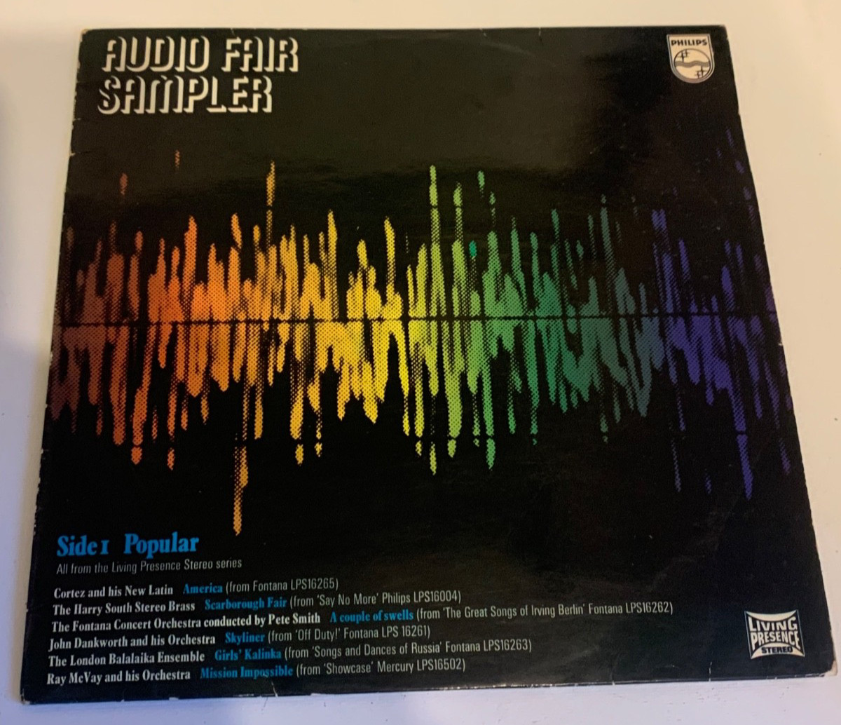 Philips AUDIO FAIR SAMPLER LP Schifrin Sondheim Irving Berlin Dankworth Leppard