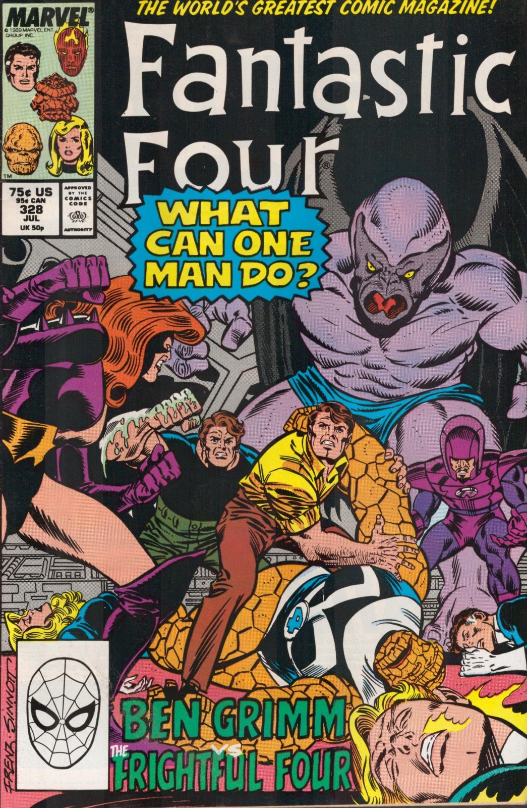 51836: MARVEL FANTASTIC FOUR #328 VG Grade