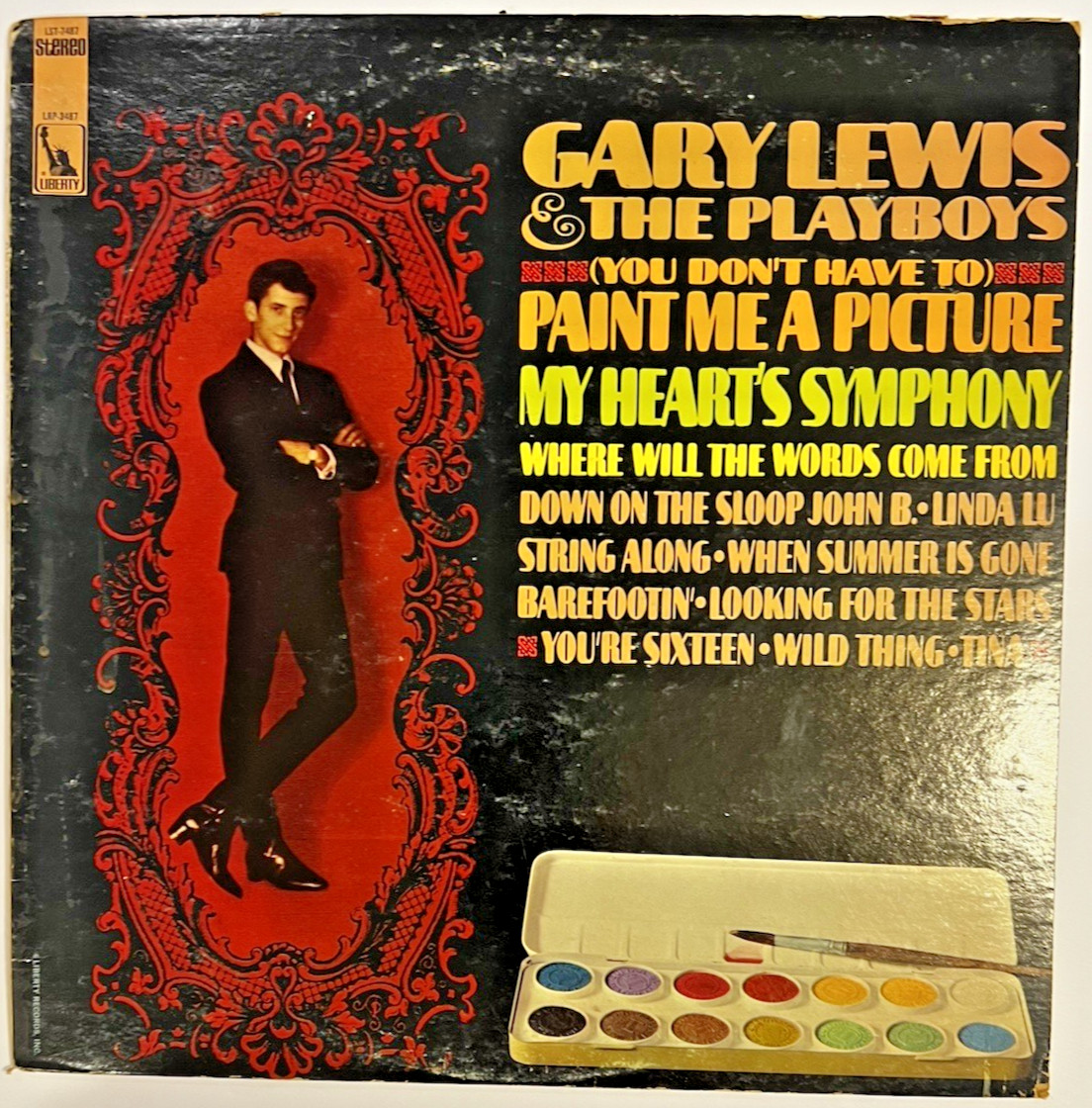 Vtg-Gary Lewis & The Playboys–(You Don't Have To) Paint Me A Picture LP- G+/VG+