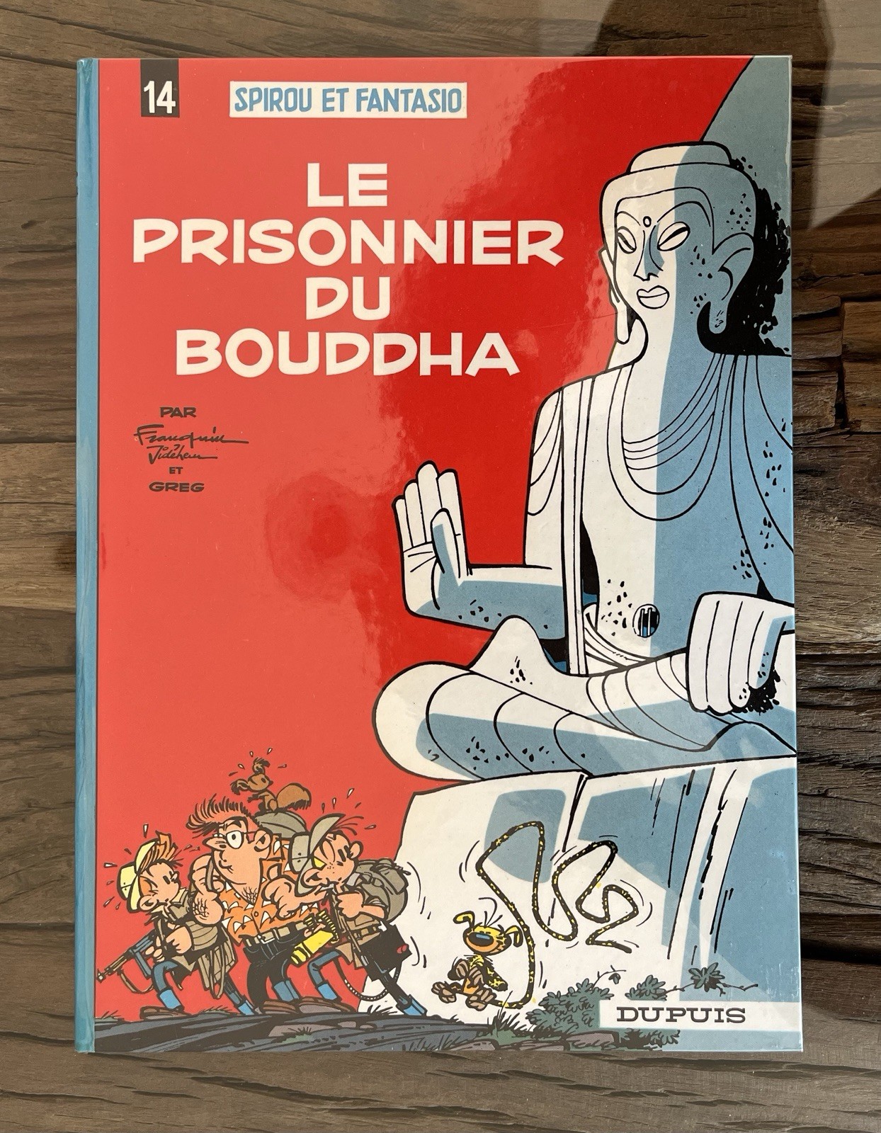 SPIROU : 1ÈRE ÉDIT DOS ROND 66 LE PRISONNIER DU BOUDDHA CRAQUANT NEUF FRANQUIN