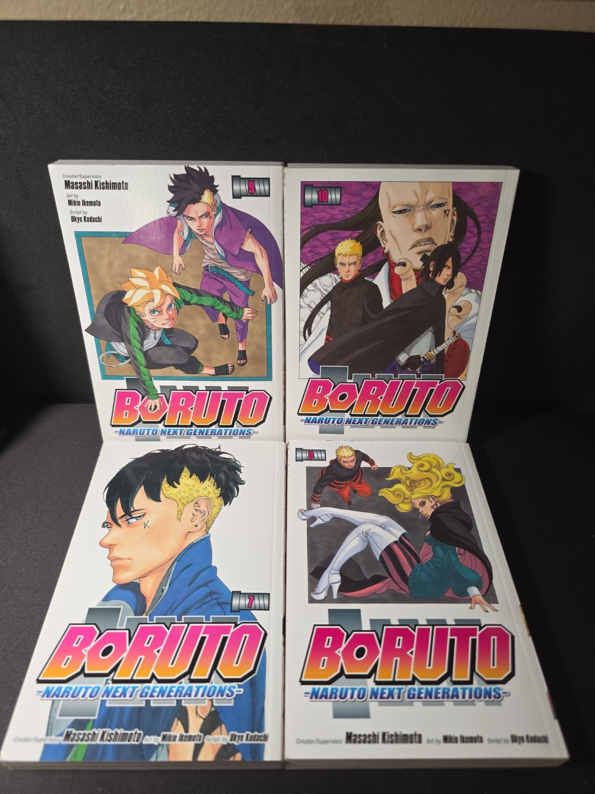 Boruto Naruto Next Generation Manga Lotto Inglese 7,8,9,10