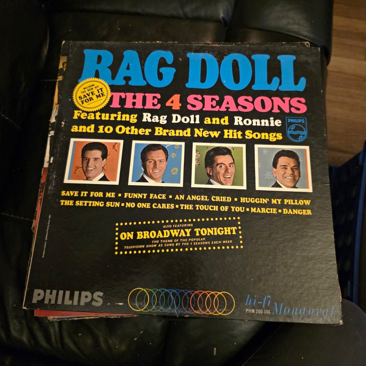 Philips The 4 Seasons - Rag Doll LP Vinyl Mono Pop PHS 600-146 PHM 200-146
