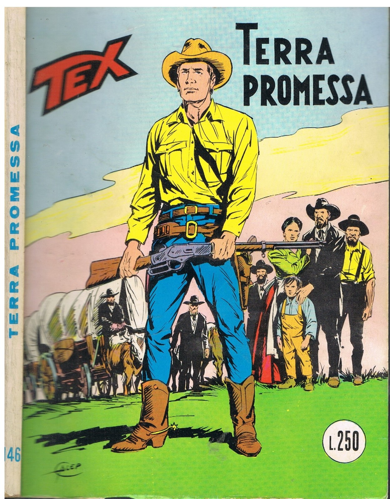 TEX 146_ORIGINALE_in 1°ediz. da Lire 250_Ed.Araldo_Dicembre 1972_Autorizz.2926