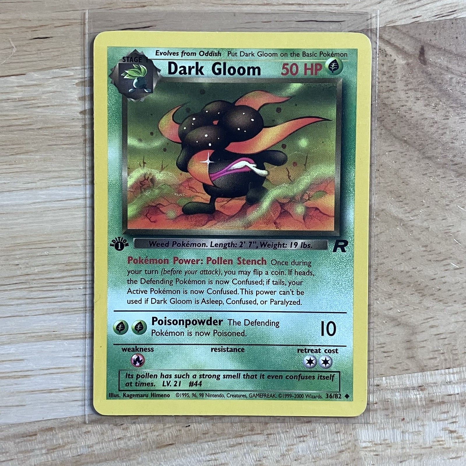 Dark Gloom - 1ª Edizione - 36/82 Team Rocket - WOTC - Pokémon TCG 2000 - MP