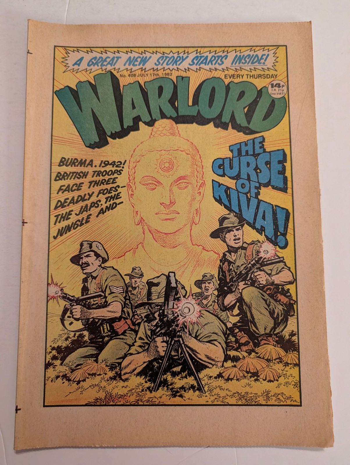 Warlord Comic No 408, July 17th 1982.