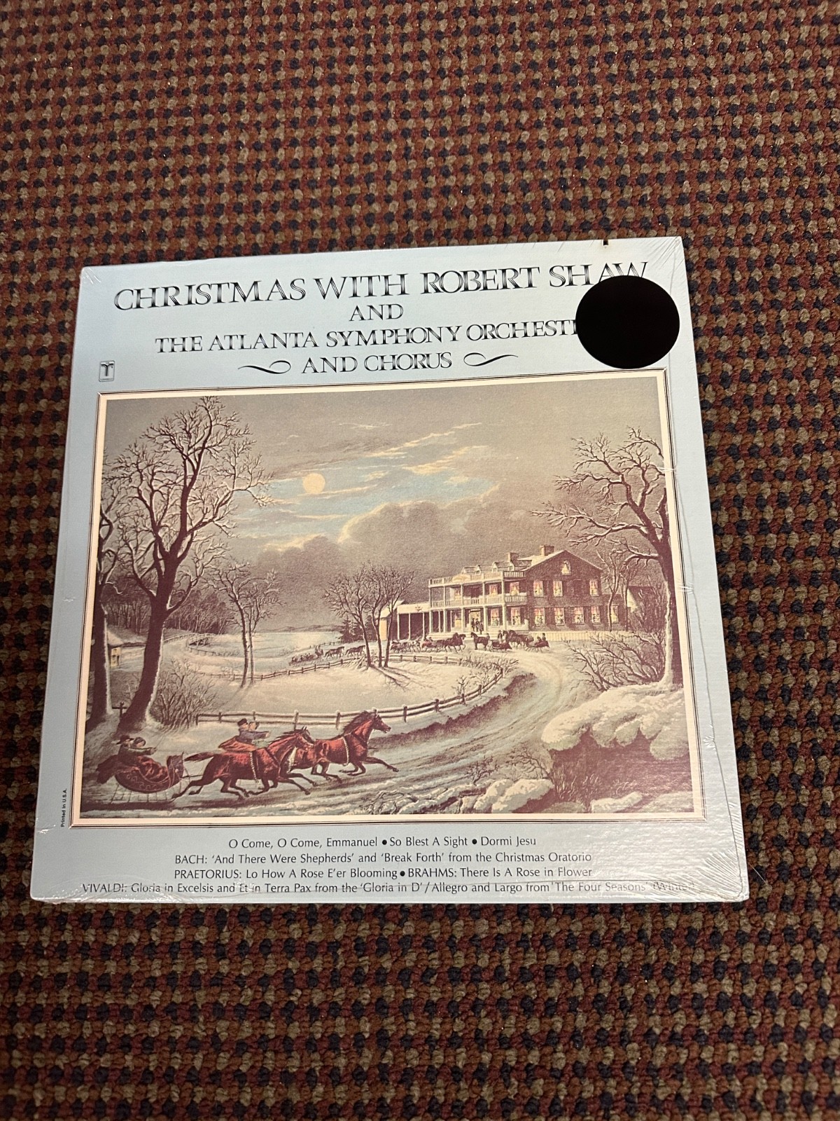 CHRISTMAS WITH ROBERT SHAW VINYL & ATLANTA symphony vinyl sealed